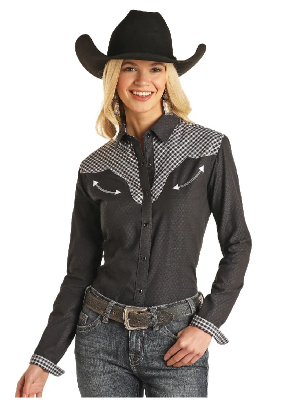 Final Sale ✨ Sissy Snap Up Women’s Shirt-- Nylon Fabric Polyester Fabric Spandex Fabric