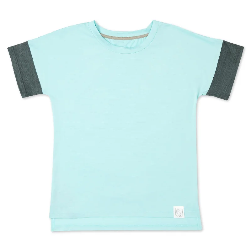 Jana T Shirt Women's-- Ribbed T-Shirt High Neck Heavyweight