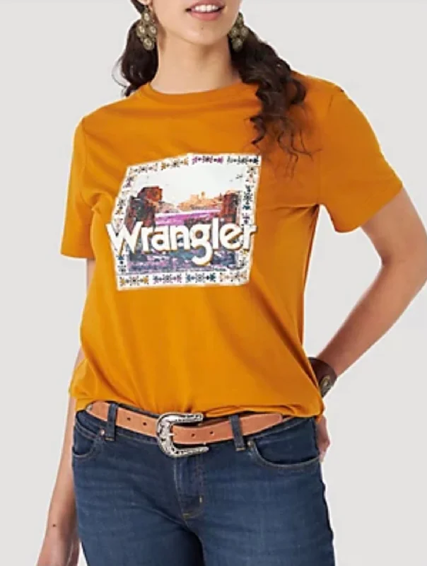 Final Sale ✨ Desert Sky Women’s T-Shirt-- Spandex Blend Rayon Blend Denim Blend