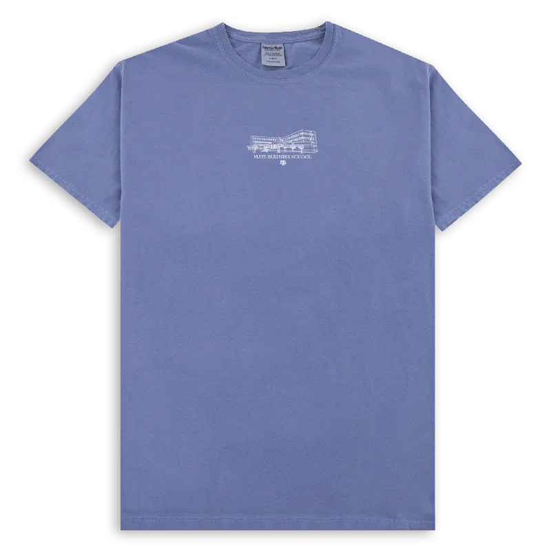 Texas A&M Blue Mays Business School T-Shirt -- Basic T-Shirt Crew Neck Short Sleeve