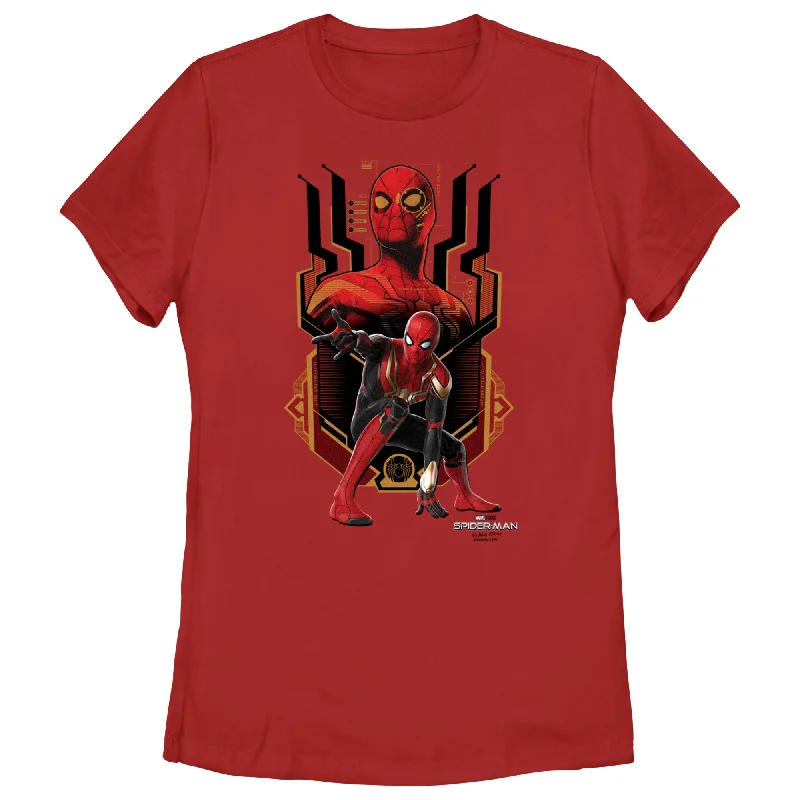 Women's Marvel Spider-Man: No Way Home Integrated Suit T-Shirt-- Boxy Fit Fitted Loose