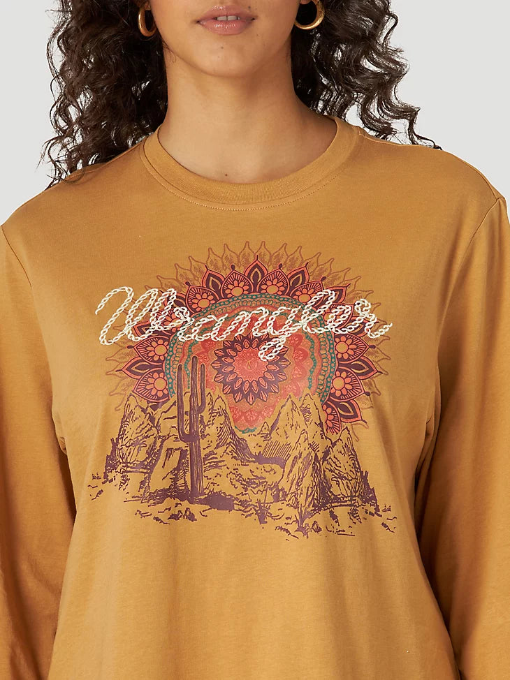 Final Sale ✨ Sunburst Wrangler Women's T-Shirt-- Anti-Pilling Machine Wash Handmade