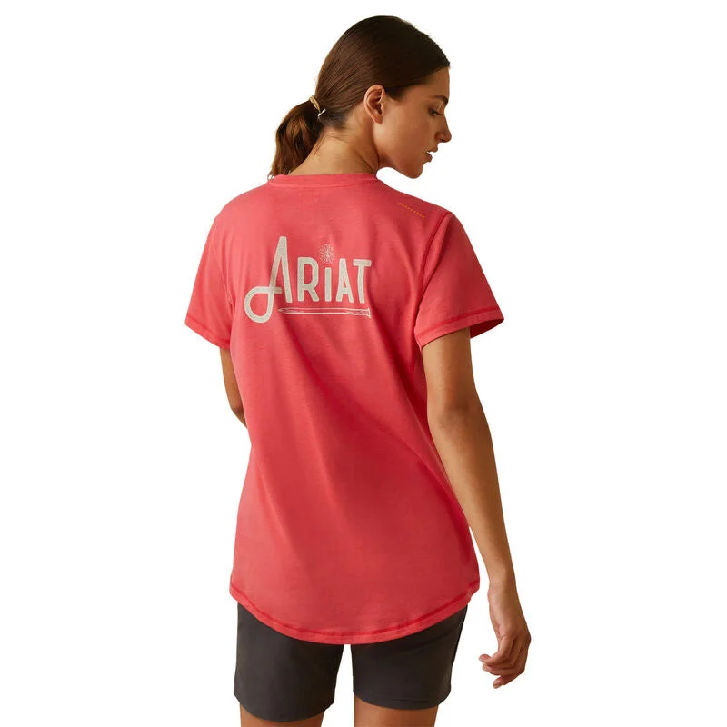 Ariat Rebar Graphic Shirt-- Ribbed Striped Patterned
