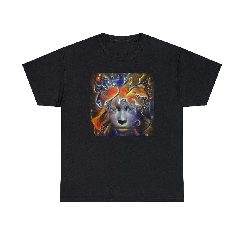 Wild Soul, Mystic Face T-Shirt-- Sequined Glittery Shiny