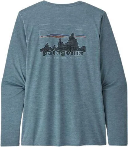 Capilene Cool Daily LS Graphic Shirt W's-- Embroidered Appliqued Beaded