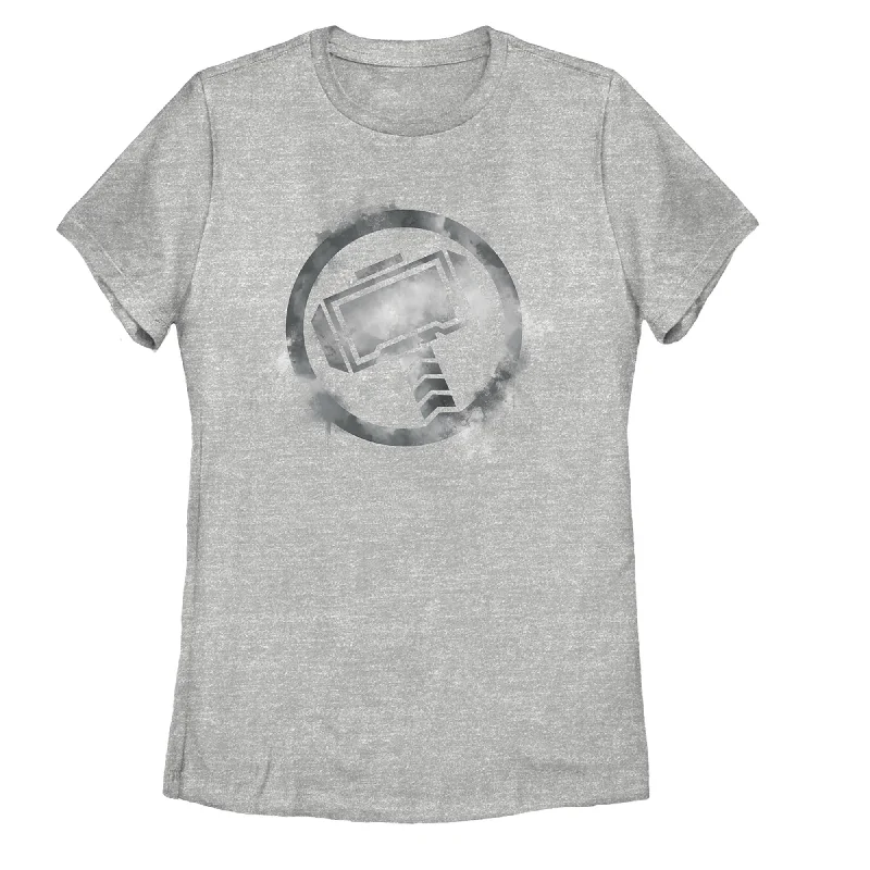 Women's Marvel Avengers: Endgame Smudged Thor T-Shirt-- Houndstooth Herringbone Solid