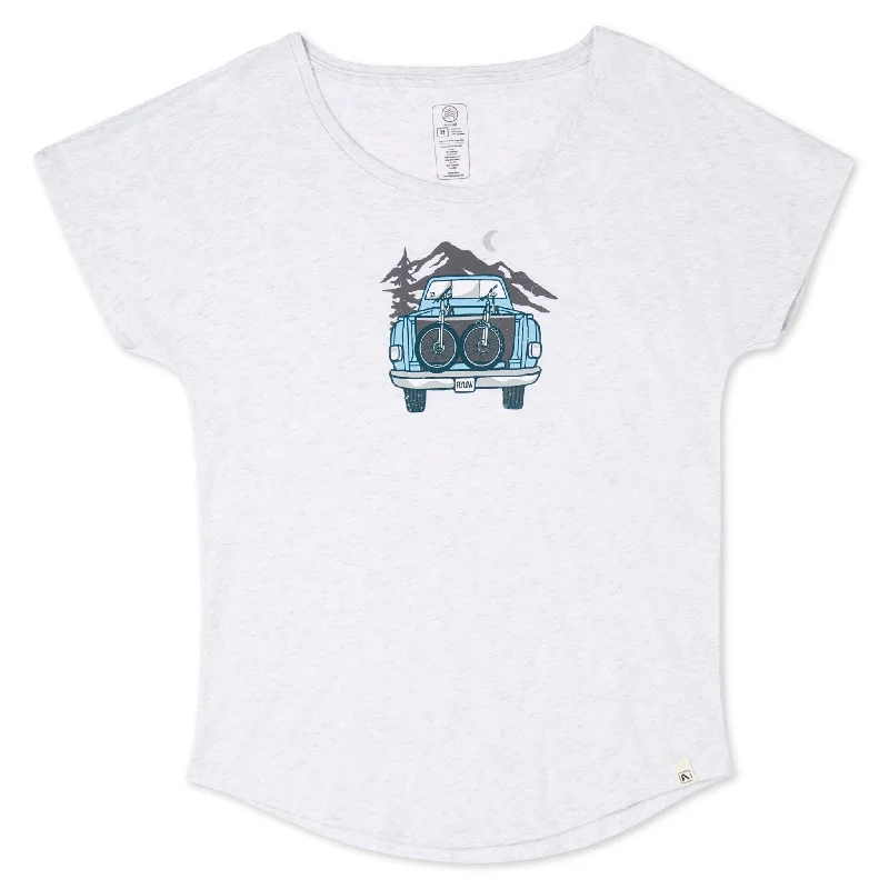 Pickup T Shirt Women's-- Graphic T-Shirt Round Neck Polyester