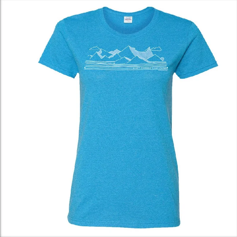 Mountain Doodle Moose T Shirt Women's-- Satin Blend Silk Blend Wool Blend