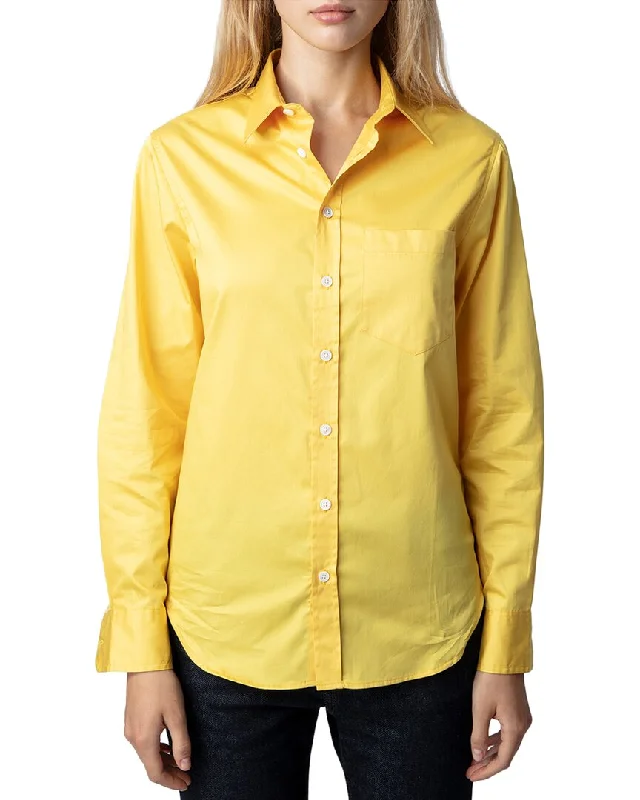 Zadig & Voltaire Taskiz Pop Shirt-- Machine Wash Dry Clean Hand Wash