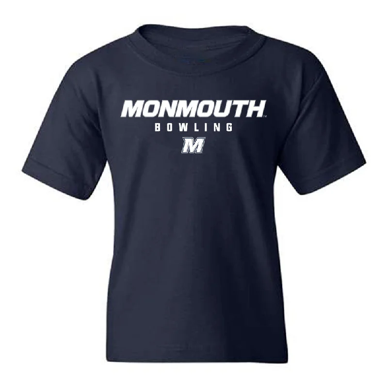 Monmouth - NCAA Women's Bowling : Siyah Sweeny - Navy Classic Shersey Youth T-Shirt-- Collared Crew Neck Turtle Neck