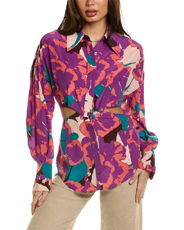 Equipment Alya Silk Shirt-- Knit Fabric Woven Fabric Fleece Fabric