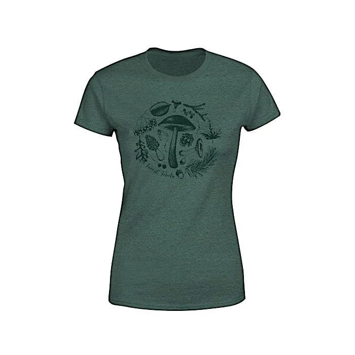 Forest Finds Tee Shirt Women's-- Wool Fabric Cashmere Fabric Tweed Fabric