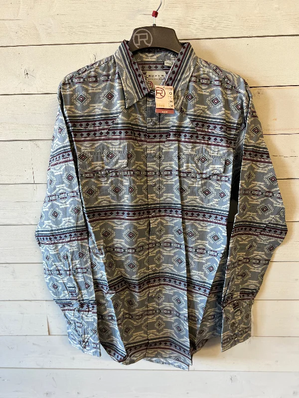 Sale ✨Roper Blanket Aztec Women's Shirt-- Seamless Knitted Crochet
