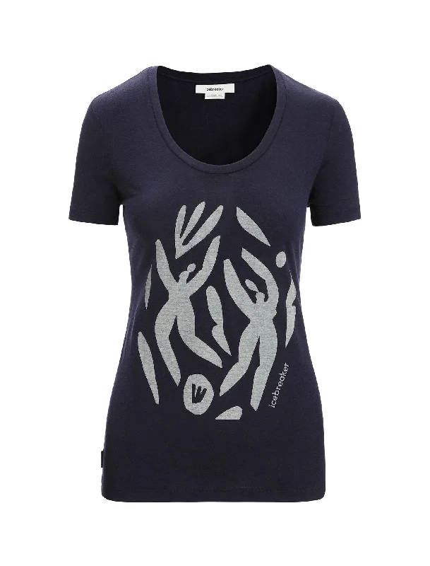 Tech Lite II Scoop Tee Shirt Wom-- Oversized T-Shirt Spandex breathable