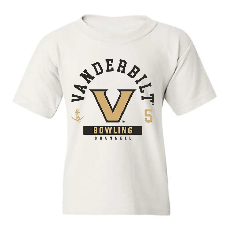 Vanderbilt - NCAA Women's Bowling : Kailee Channell - Youth T-Shirt Classic Fashion Shersey-- Denim Fabric Leather Fabric Suede Fabric