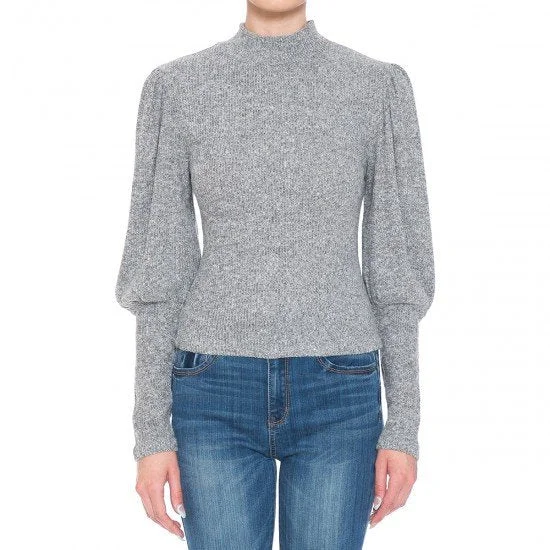 Panhandle Ladies Red Label Puff Long Sleeve Light Grey Shirt JW22T03617-07-- Casual Formal Business
