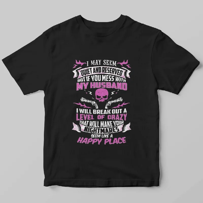 Printed T-Shirts For Wives | Soft Cotton, Stylish Design, Comfortable Fit and Everyday Casual Wear-- Print Jacquard Patchwork