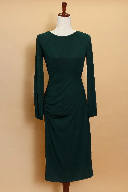 Hunter Green Synch Design Dress Tunics Gym athletic