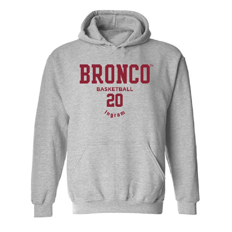 SCU - NCAA Women's Basketball : Kaya Ingram - Classic Fashion Shersey Hooded Sweatshirt Hoodie with Hem Raw Edge Edgy Unfinished