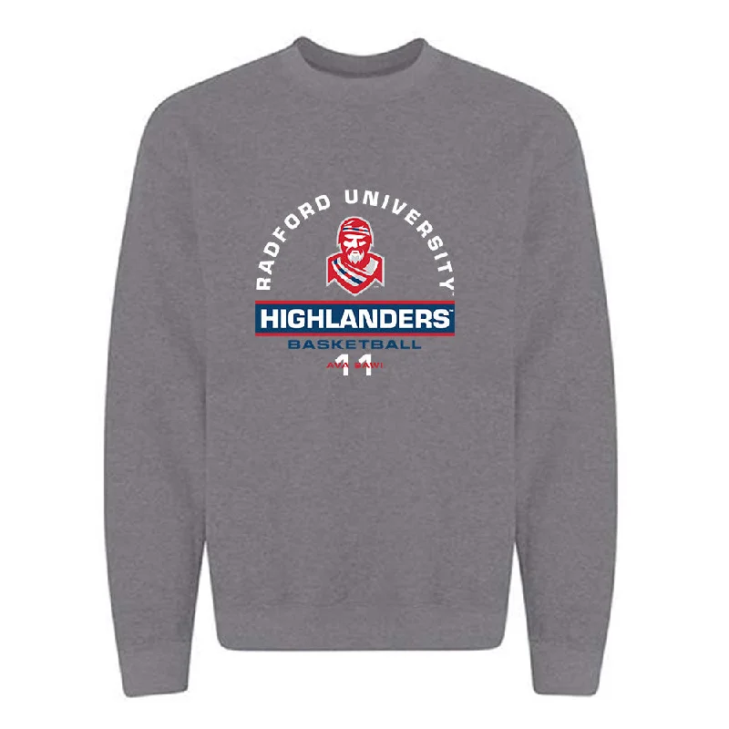 Radford - NCAA Women's Basketball : Ava Sawi - Classic Fashion Shersey Crewneck Sweatshirt Hoodie Jacket Zipper Layering