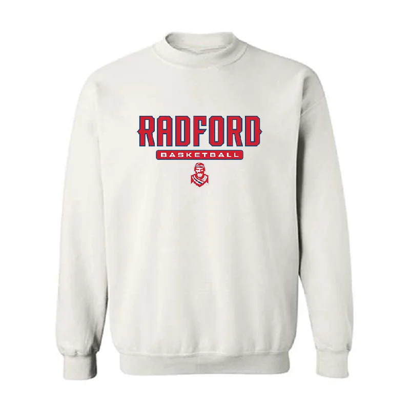 Radford - NCAA Women's Basketball : Ava Sawi - Classic Shersey Crewneck Sweatshirt Hoodie with Hem Fringe Bohemian Relaxed