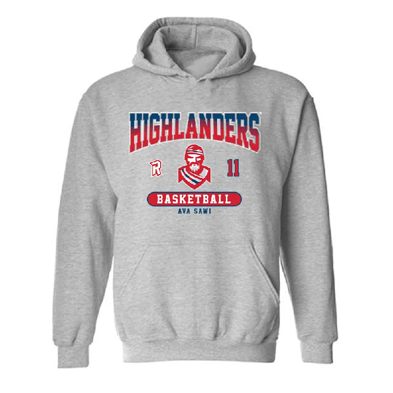 Radford - NCAA Women's Basketball : Ava Sawi - Classic Fashion Shersey Hooded Sweatshirt Cotton Hoodie Fleece Lining Warmth