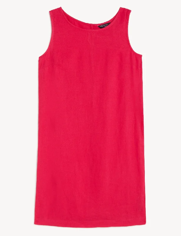 Linen Rich Knee Length Shift Dress Tunics Review highly