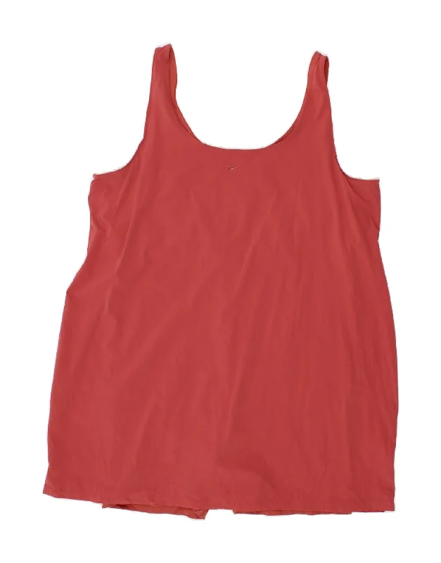 NIKE Womens Tennis Dress UK 20 2XL Red Nylon Tunics New arrival
