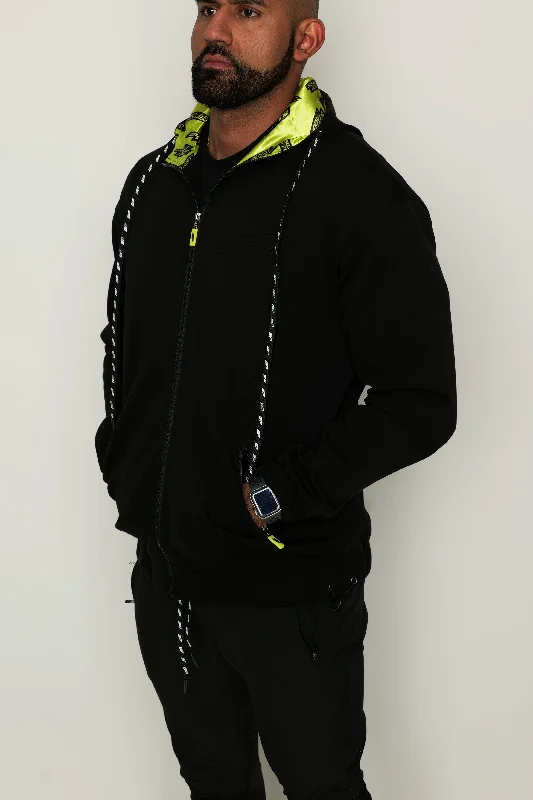 HOODIE - Bulletproof Zip-Up Hoodie with Turtle Neck Cozy Winter