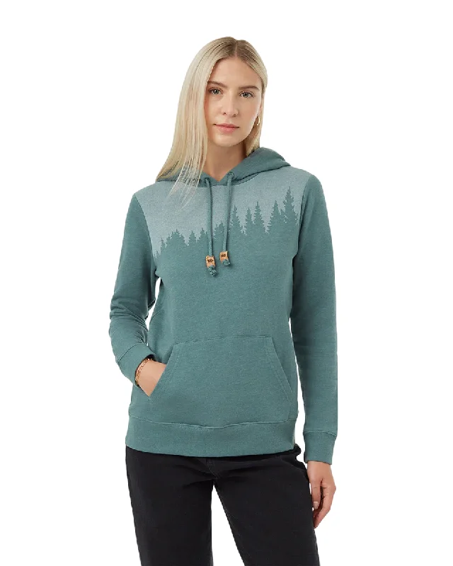 Juniper Classic Hoodie (Silver Pine Heather/White) Hoodie with Reflective Safety Nightwear
