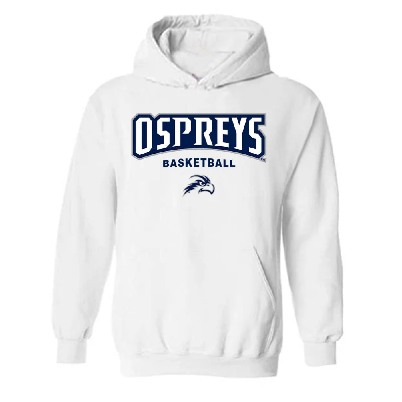 UNF - NCAA Women's Basketball : Jazmine Spencer - Classic Shersey Hooded Sweatshirt Hoodie with Typography Text Message