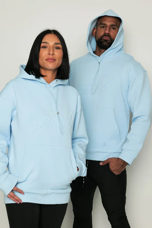 HOODIE - Bulletproof Logo Embossed Hoodie with High Neck Warm Protective