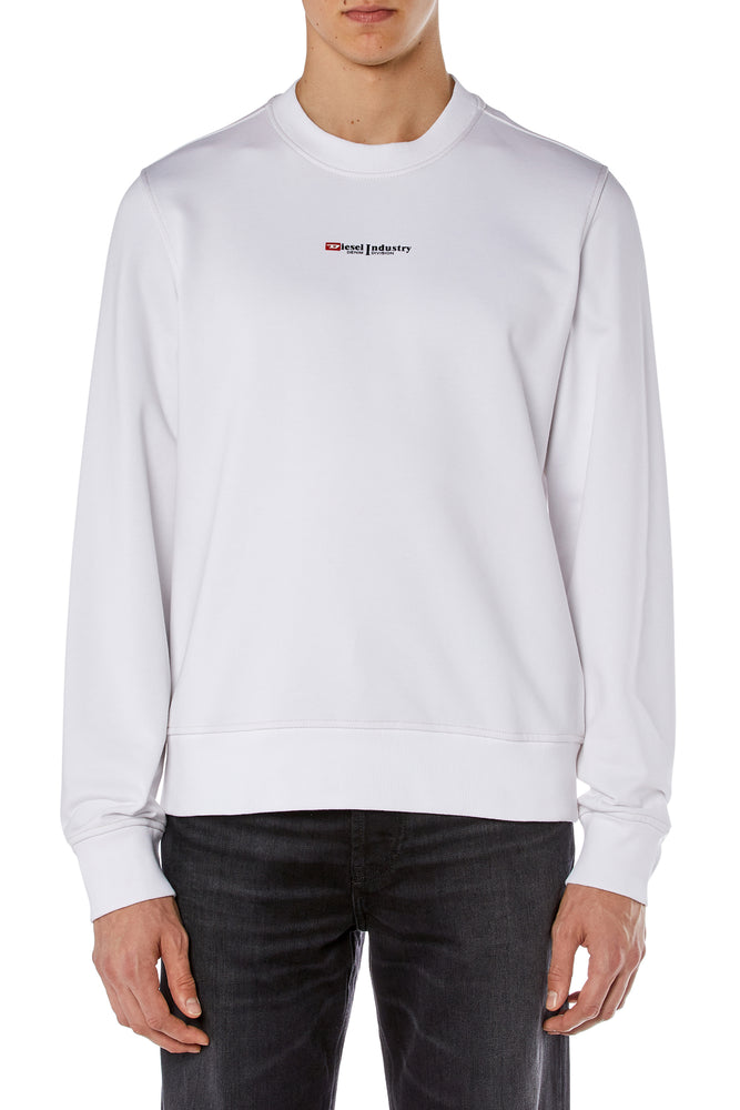 Sweatshirt With High-Density Diesel Print Hoodie with Relaxed Fit Easy Casual