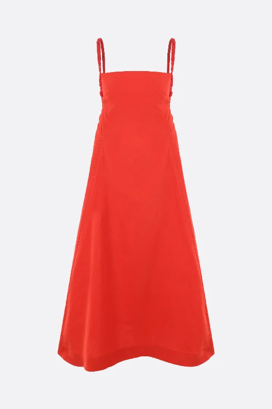 Reggie linen and cotton long dress Tunics Luxurious high-end