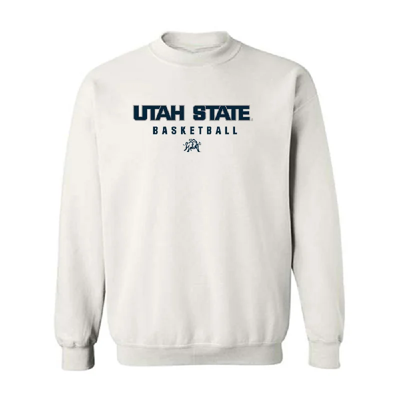 Utah State - NCAA Women's Basketball : Gracie Johnson - Classic Shersey Crewneck Sweatshirt Hoodie with Camouflage Military Edgy