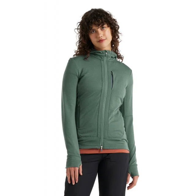Women's Quantum III LS Zip Hoodie Hoodie with Print Artistic Unique