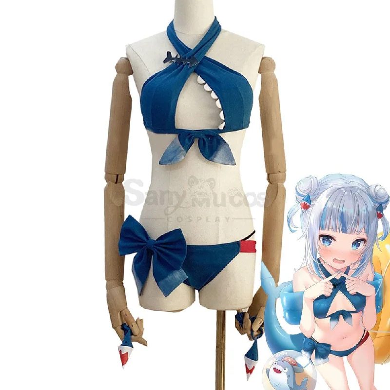 【Custom-Tailor】VTuber Cosplay Bunny Girl Gawr Gura Cosplay Costume Swimsuit Bold Color Swimsuit 【Custom-Tailor】VTuber Cosplay Bunny Girl Gawr Gura Cosplay Costume Swimsuit Bold Color Swimsuit