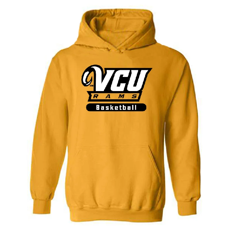 VCU - NCAA Women's Basketball : Cyriah Griffin - Classic Shersey Hooded Sweatshirt Hoodie with Snap Buttons Easy Quick