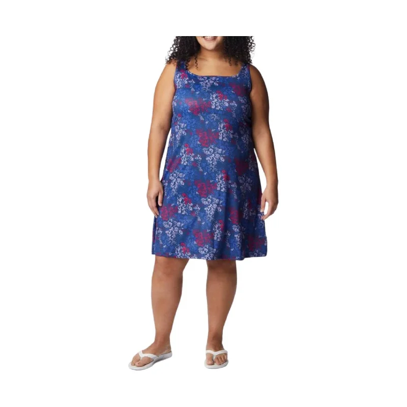 Columbia Women's PFG Freezer III Dress - Carbon Deep Sea Dash - ONLINE STORE CREDIT/EXCHANGE ONLY Tunics Office stylish