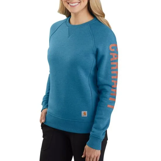 Carhartt® Relaxed Fit Midweight Crewneck Carhartt Graphic Sweatshirt Hoodie with Mock Neck Collared Structured