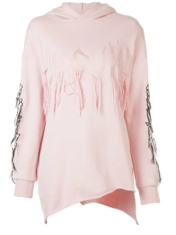VISIONARY HOODIE Hoodie with Hem Embroidery Detailed Premium