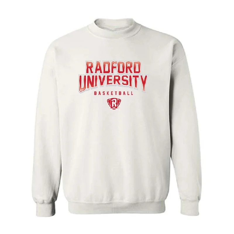 Radford - NCAA Women's Basketball : Ava Sawi - Classic Shersey Crewneck Sweatshirt Hoodie with Front Slit Layering Stylish