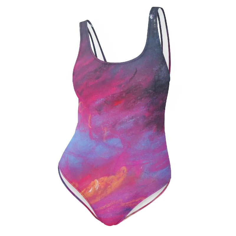 Widen Eye ~ One-Piece Swimsuit Classic Monokini Design