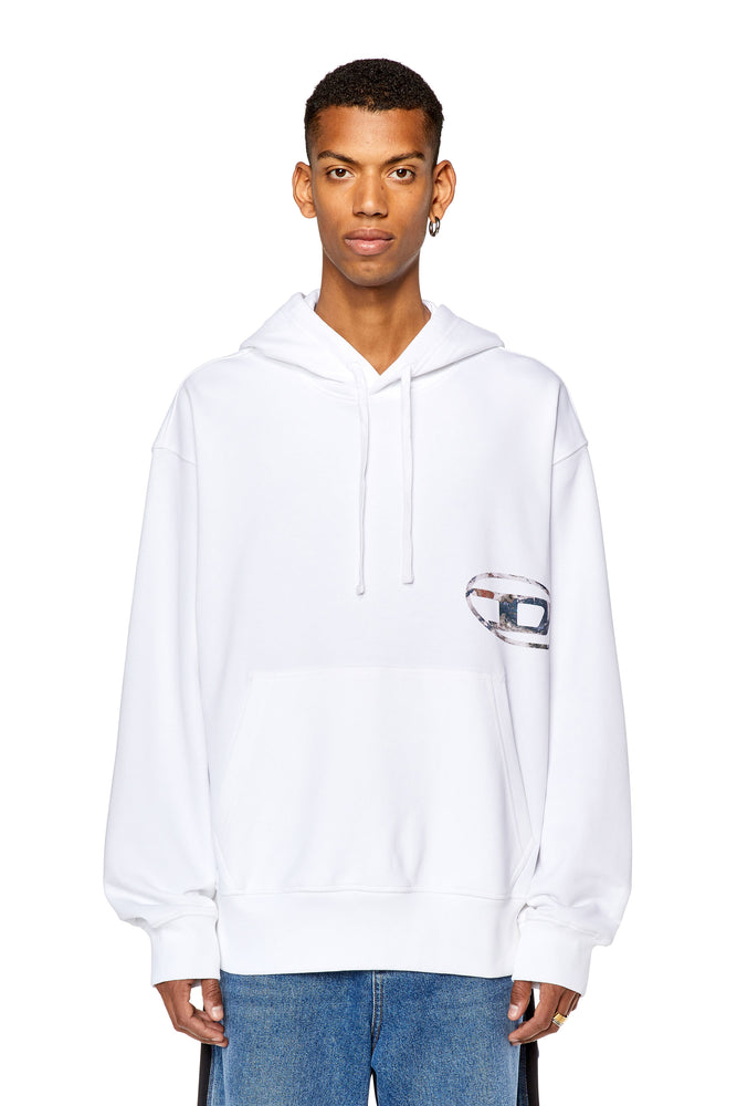Hoodie with Planet logo print Hoodie with Lining Warm Insulated