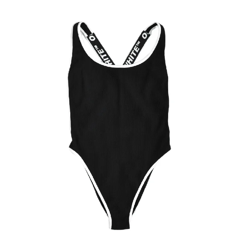 Off-White Swimsuit - Women's 40 Classic Sporty Swimsuit