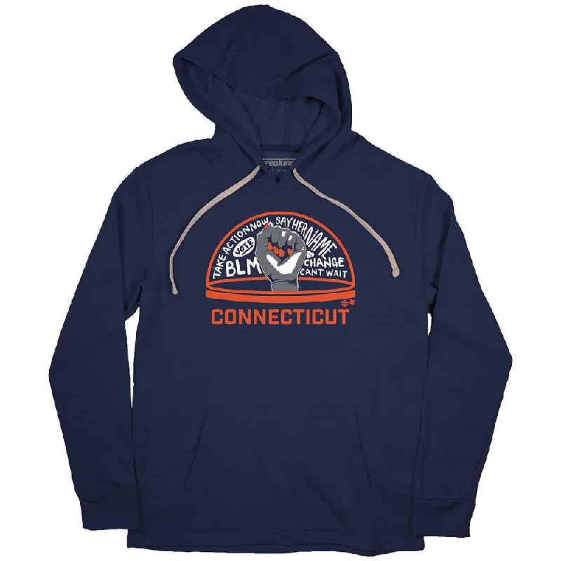 The WNBPA Speaks Hoodie: Connecticut Hoodie with Lace Feminine Delicate