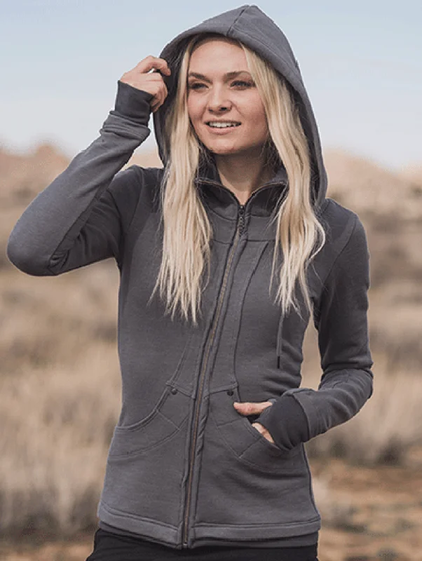 Continuum Hoodie Hoodie with Back Slit Movement Comfort