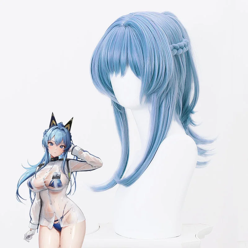 Goddess of Victory: Nikke Helm Aquamarine Swimsuit Cosplay Wig Modern High-Waisted Swimsuit Goddess of Victory: Nikke Helm Aquamarine Swimsuit Cosplay Wig Modern High-Waisted Swimsuit