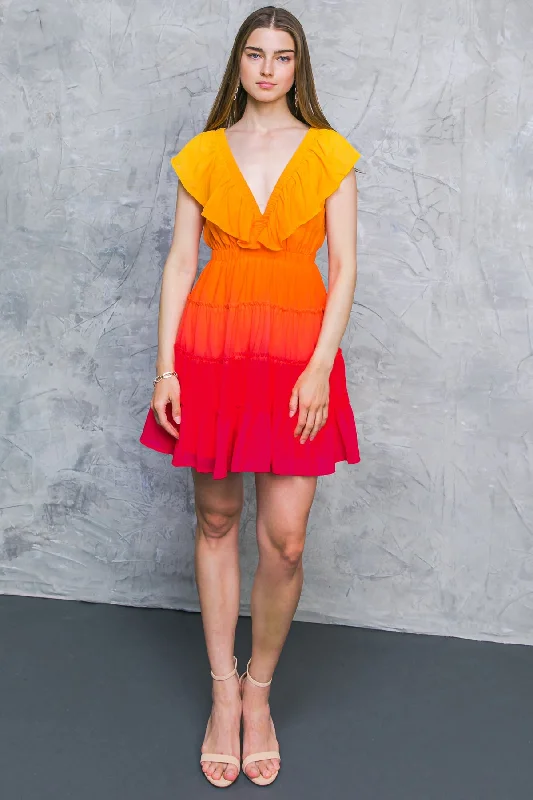SUMMER JOURNEY OMBRE DRESS Tunics Modern contemporary