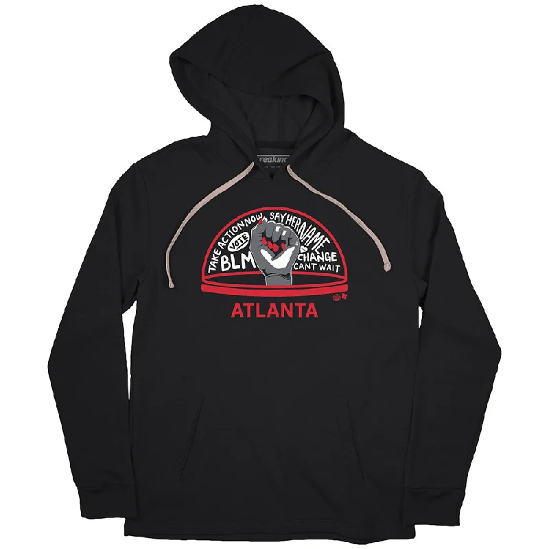The WNBPA Speaks Hoodie: Atlanta Hoodie with Mesh Breathable Sporty
